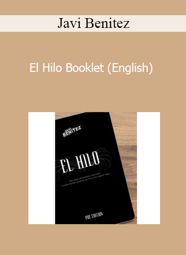 Javi Benitez - El Hilo Booklet (English)